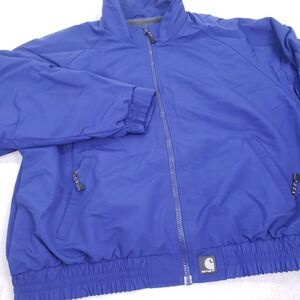 Vintage Carhartt‎ Mens Blue Full Zip Lined Winter Jacket Coat Jacket 90s Large